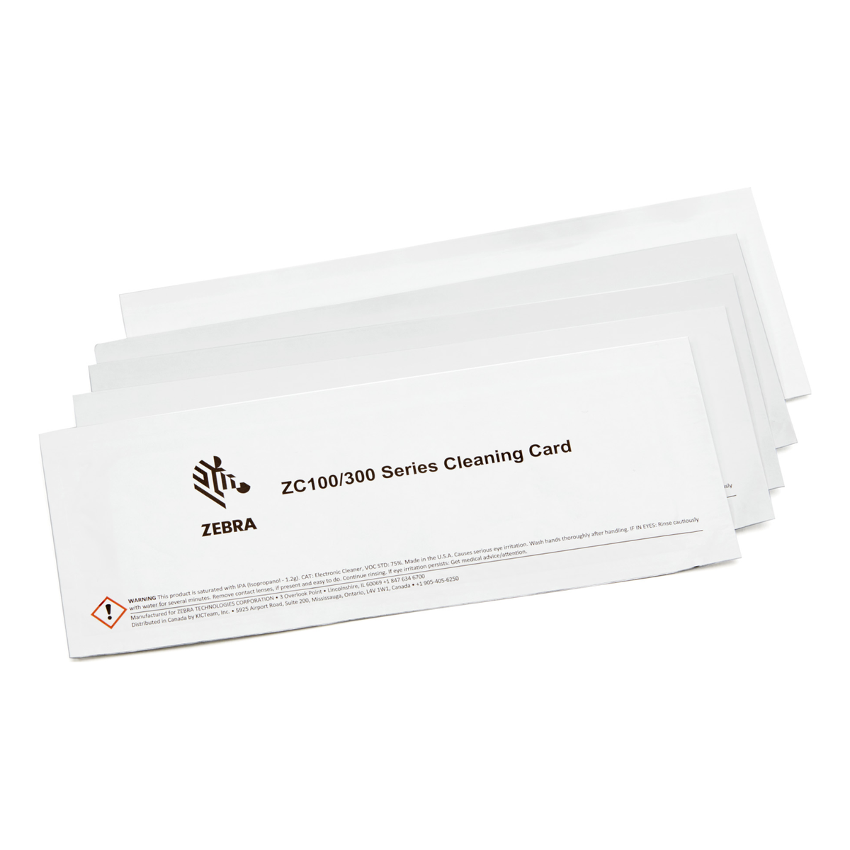 Kit de Limpieza Zebra para Impresoras de Credenciales (105999-311-01)