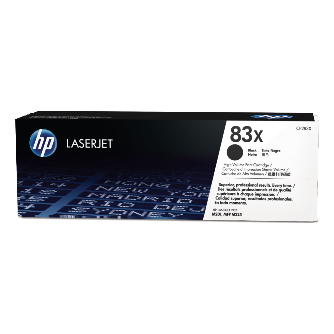 Tóner HP Original 83X Negro – Para LaserJet Pro M201, LaserJet Pro M225, LaserJet Pro MFP M127 (CF283X)