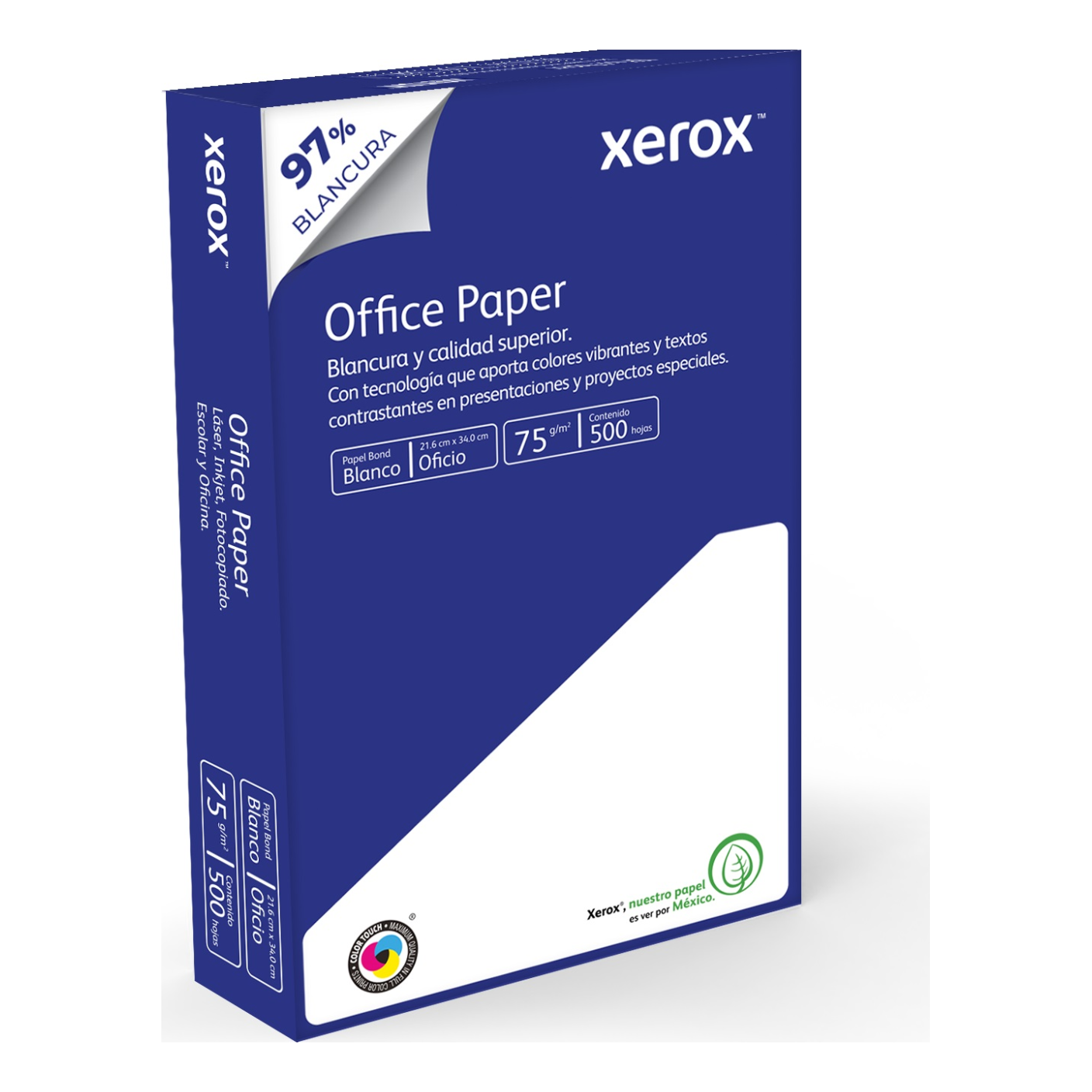 Papel Bond Office Paper Oficio XEROX Azul