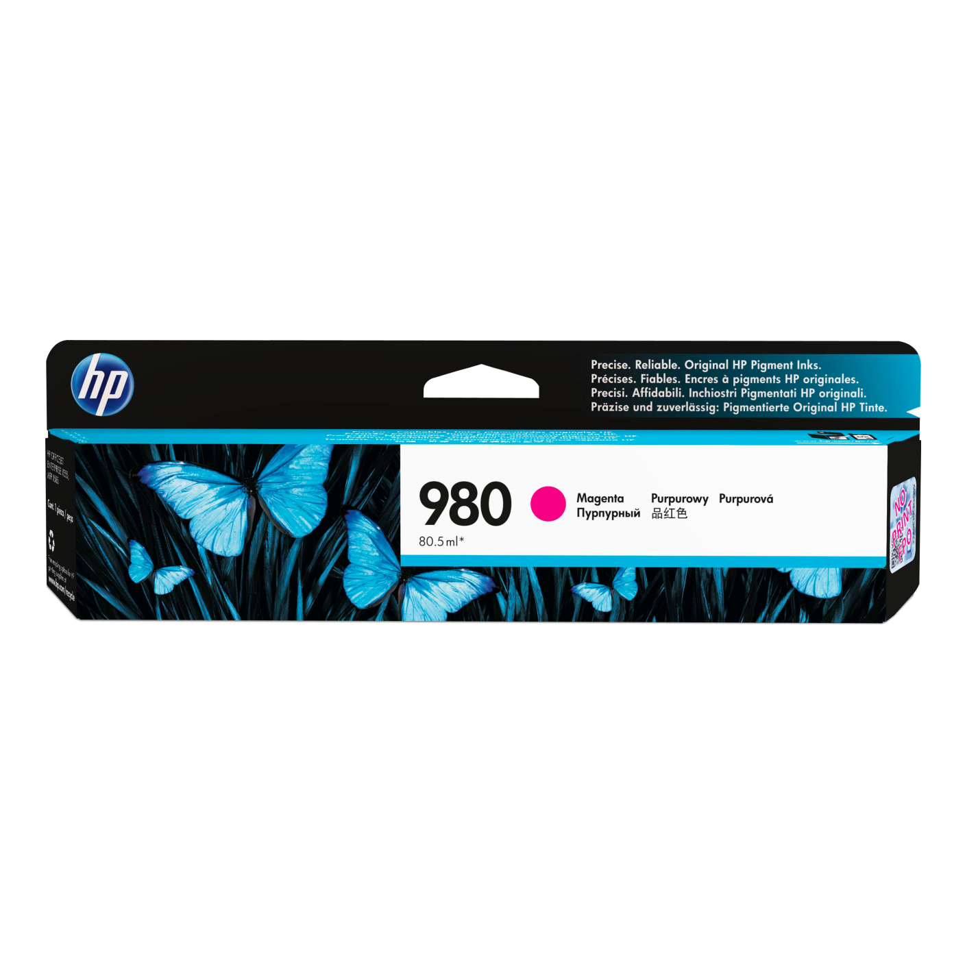 Cartucho de Tinta HP Original 980 Magenta – Para X555, X585, X585 (D8J08A)