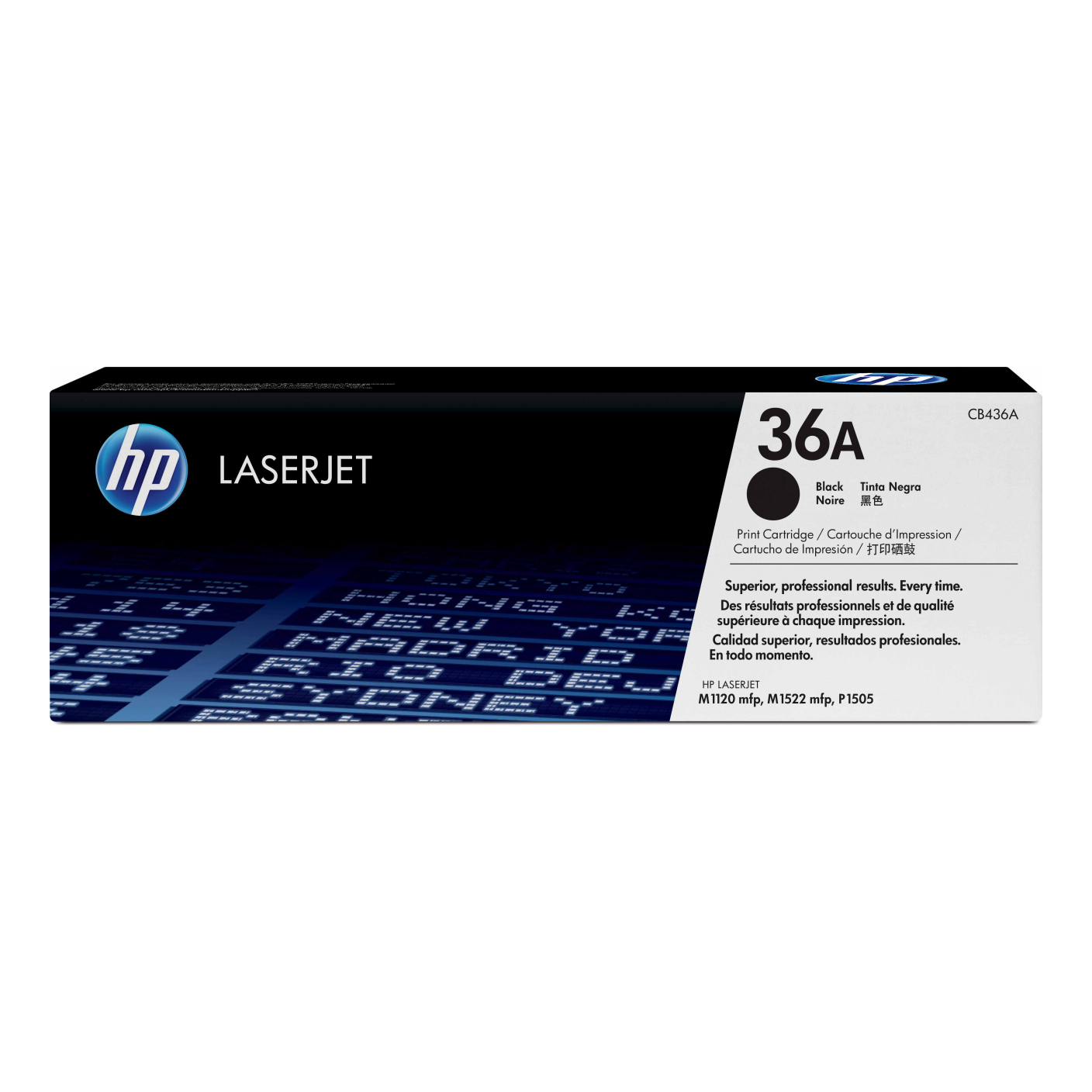 Tóner HP Original 36A Negro – Para P1505, M1120, M1522 (CB436A)