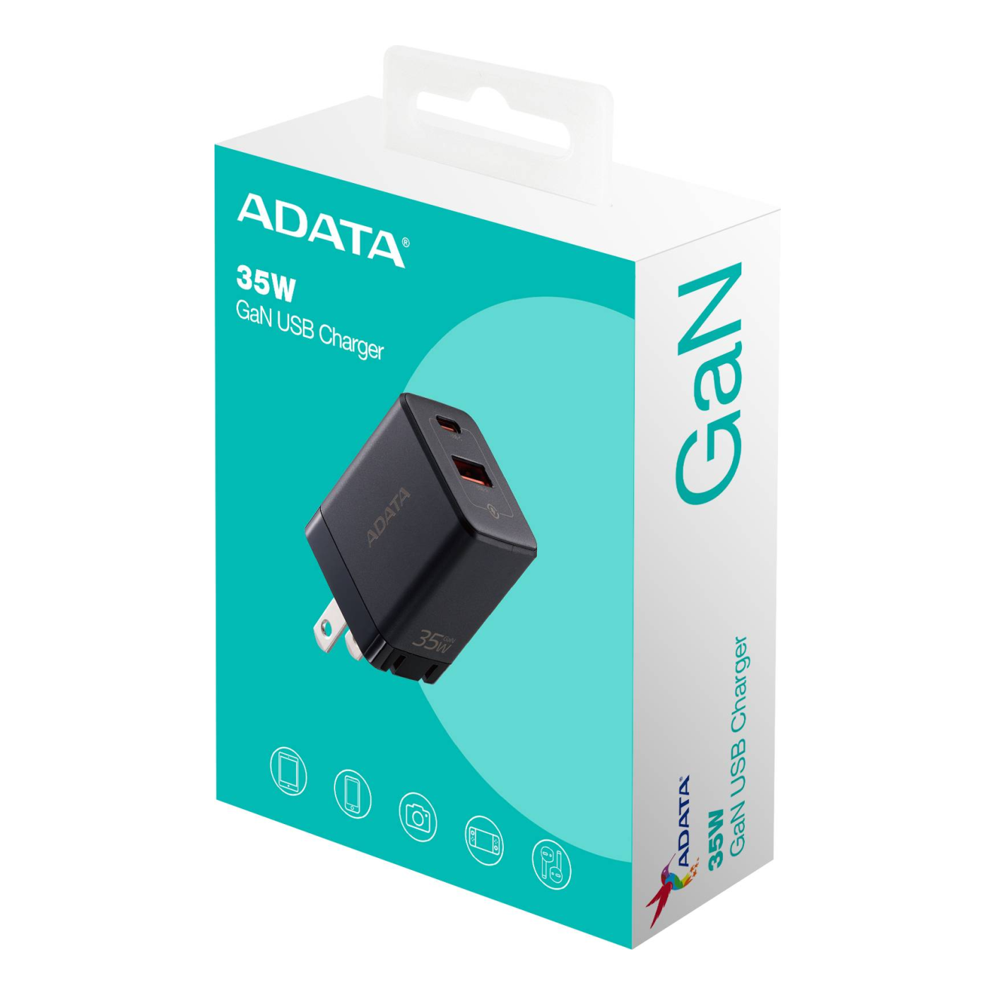 Cargadores ADATA CHARGERU-0352-QCPDBK