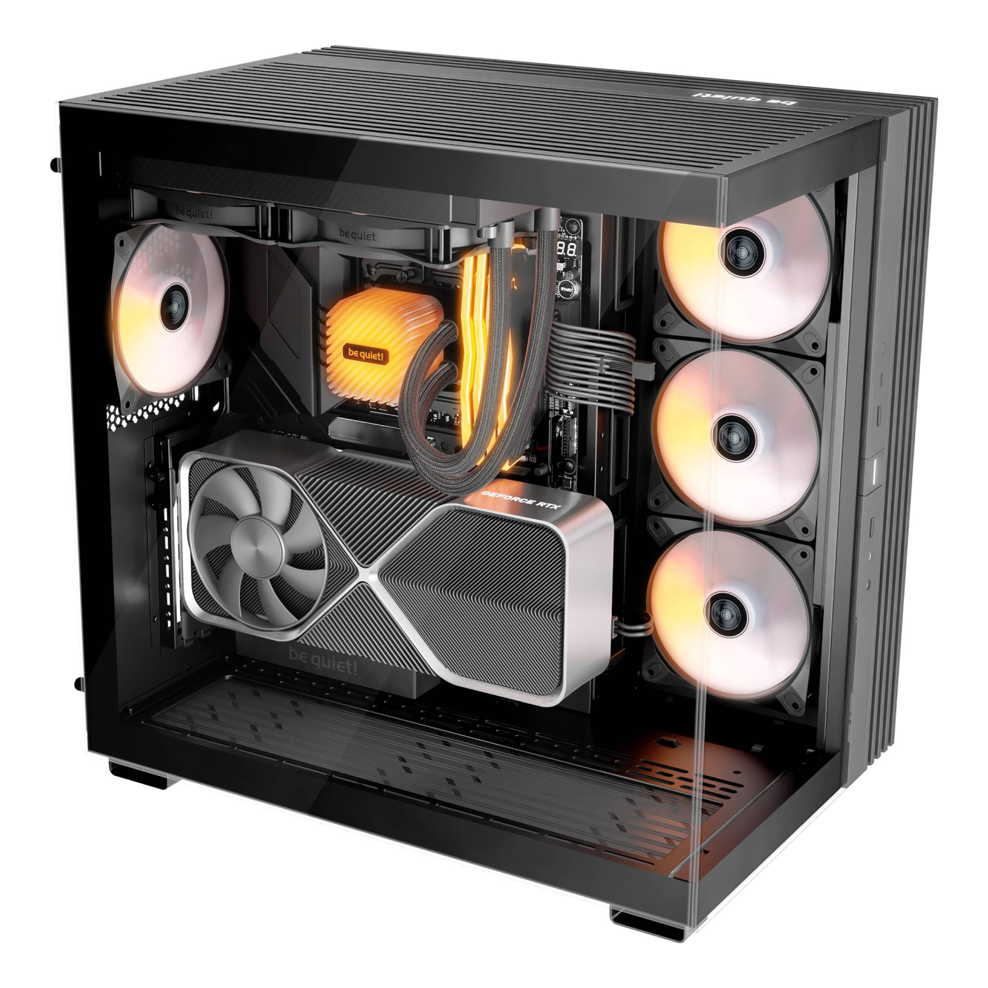 Gabinetes Gaming Be Quiet Light Base 600 LX Black