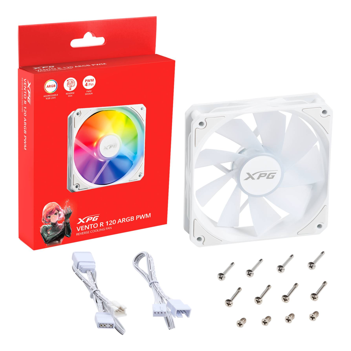 Enfriamiento y Ventilación XPG VENTO 120 ARGB PWM