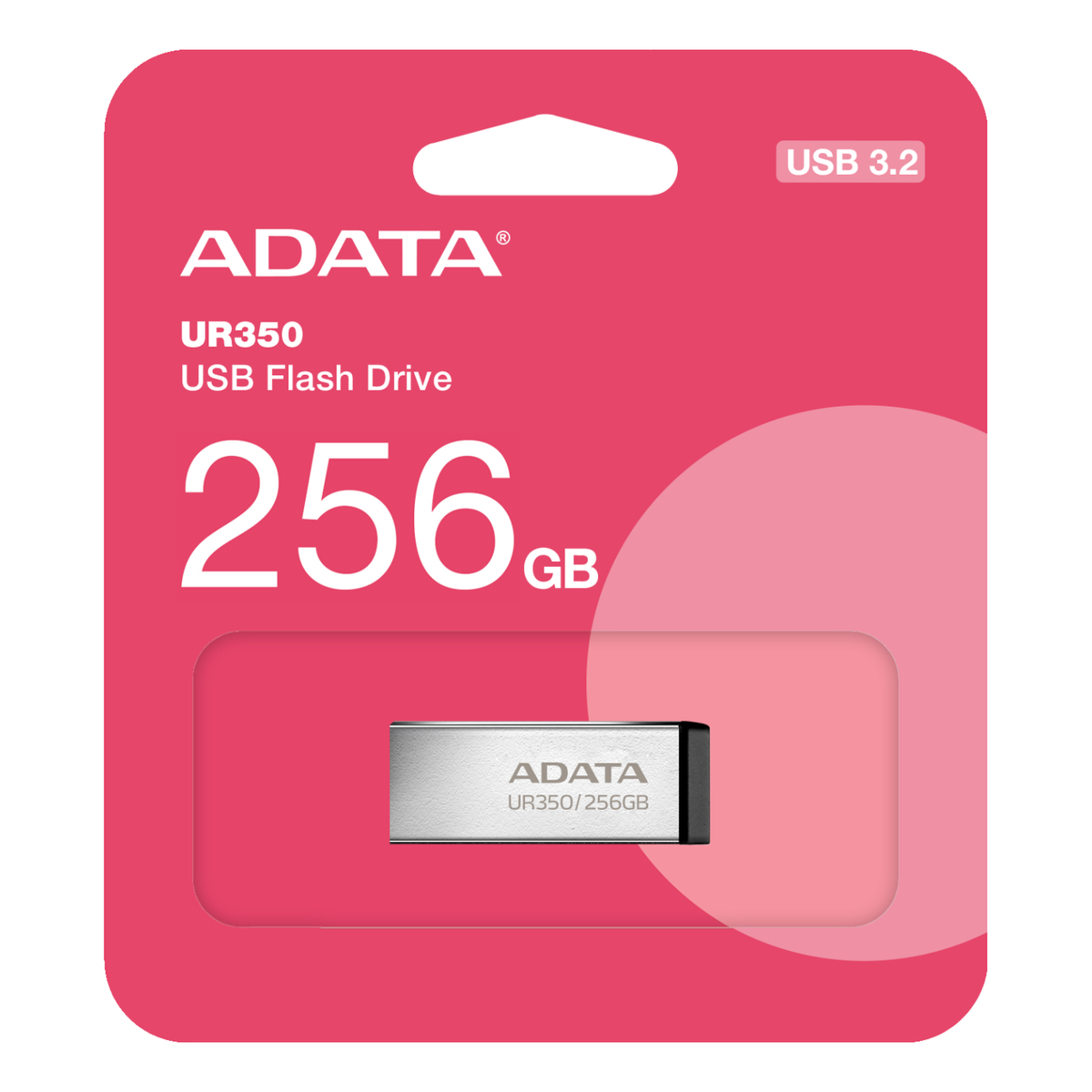 Memoria USB ADATA UR350 256 GB USB 3.2 Gen 1 (UR350-256G-RSR/BK)