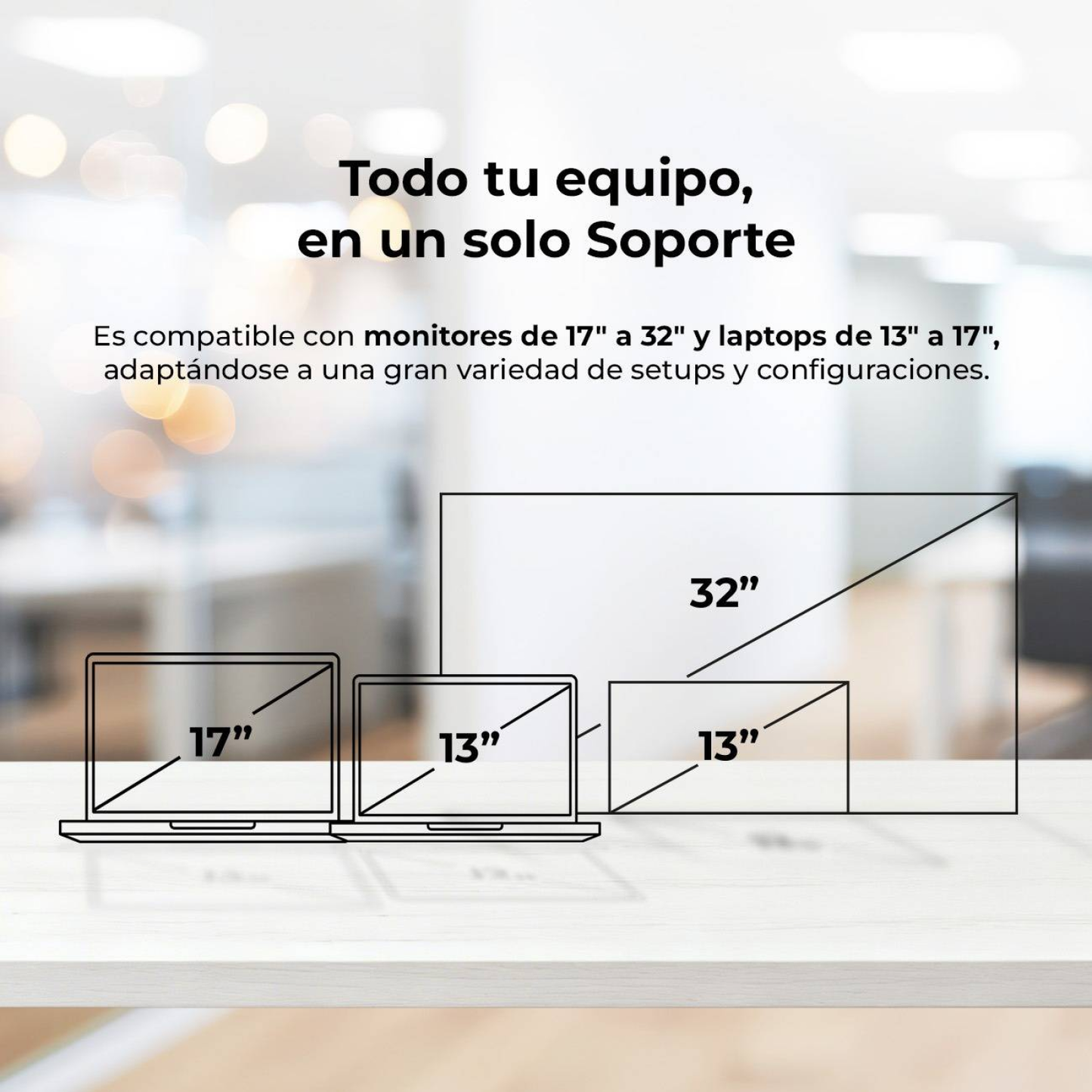 Soportes para Monitores ACTECK ENFORCE MOTION SM729