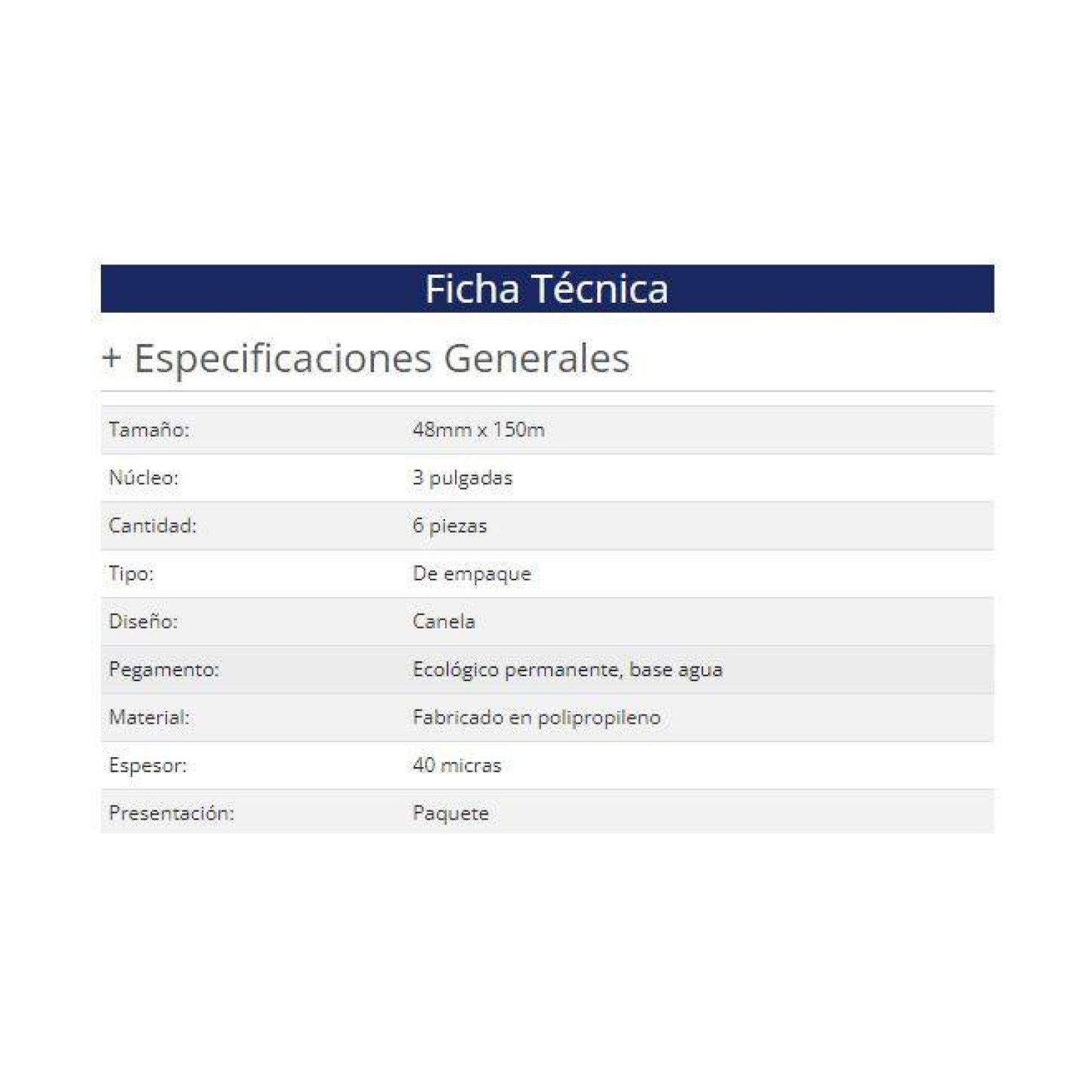 Cinta de empaque Nextep NE-605C