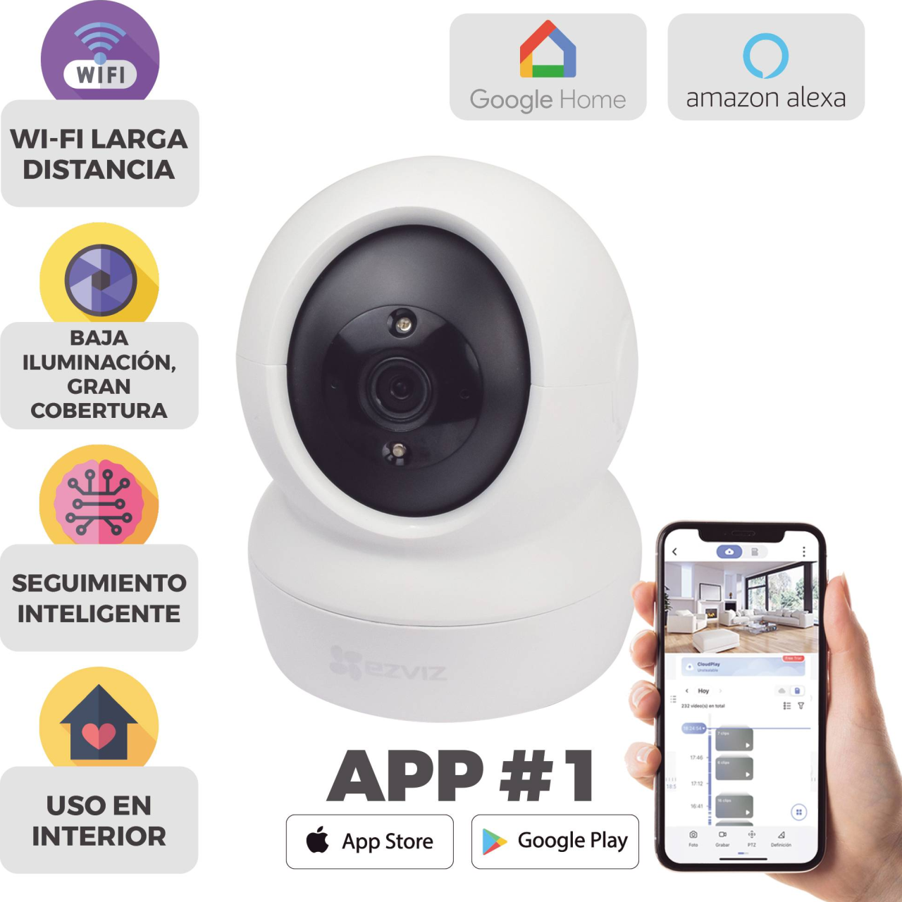 Mini Cámara IP EZVIZ C6N