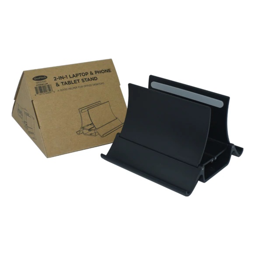 Soporte Vertical para Laptop / Celular OVALTECH OVDESK-LAP