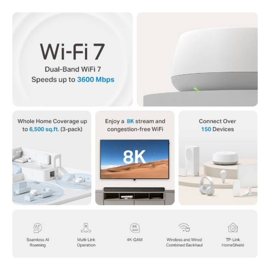 Extensores de Red TP-LINK Deco BE22(1-pack)