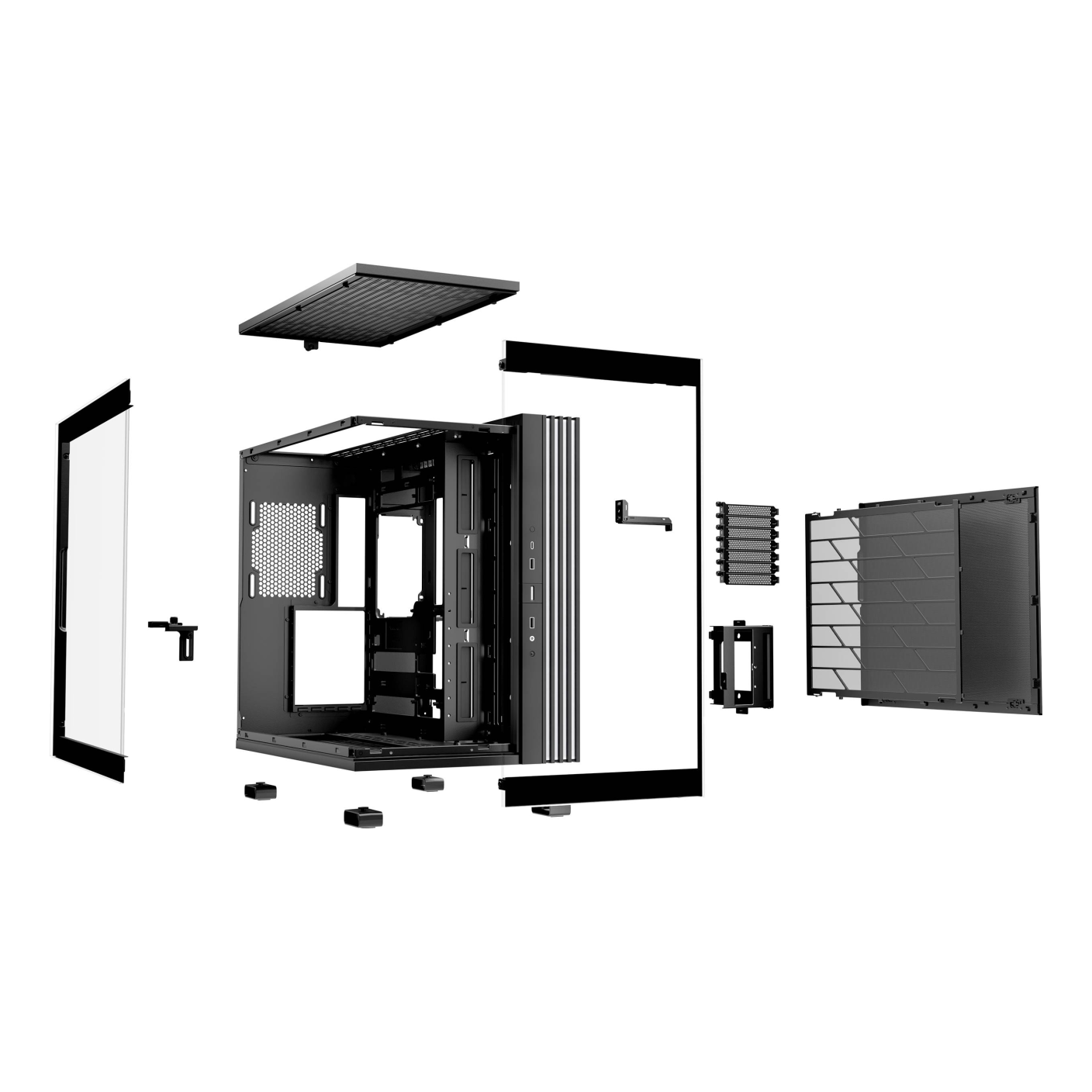 Gabinetes Gaming Be Quiet Light Base 600 DX Black