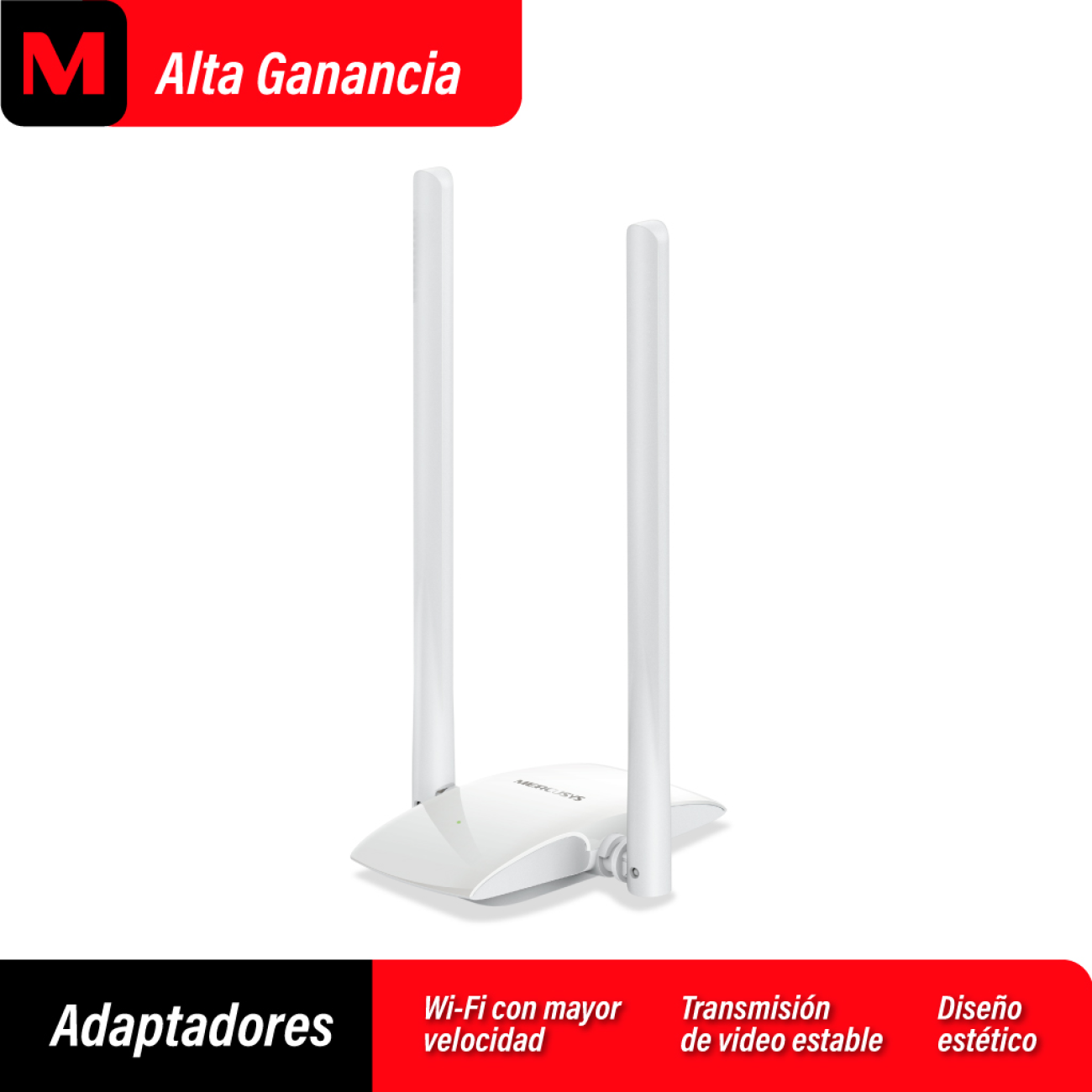 Adaptador MERCUSYS MW300UH
