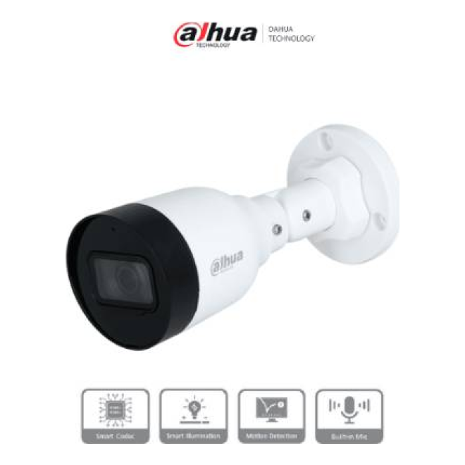 Cámara Bala IP Dahua Technology DH-IPC-HFW1230S1-A-S5