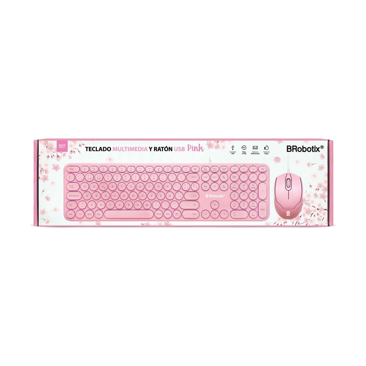 Combo Teclado y Mouse BROBOTIX 6001196