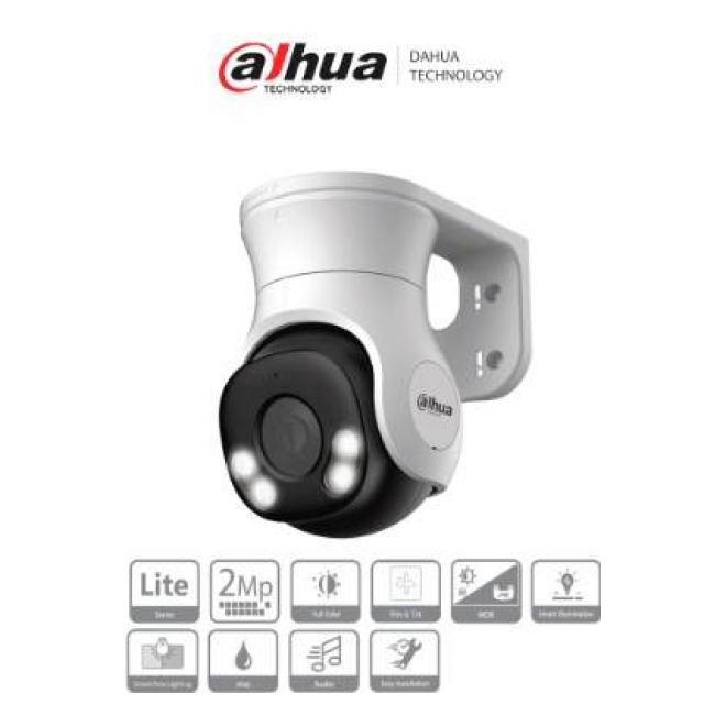 Cámara PTZ análoga Dahua Technology DH-HAC-PT1239AN-A-LED