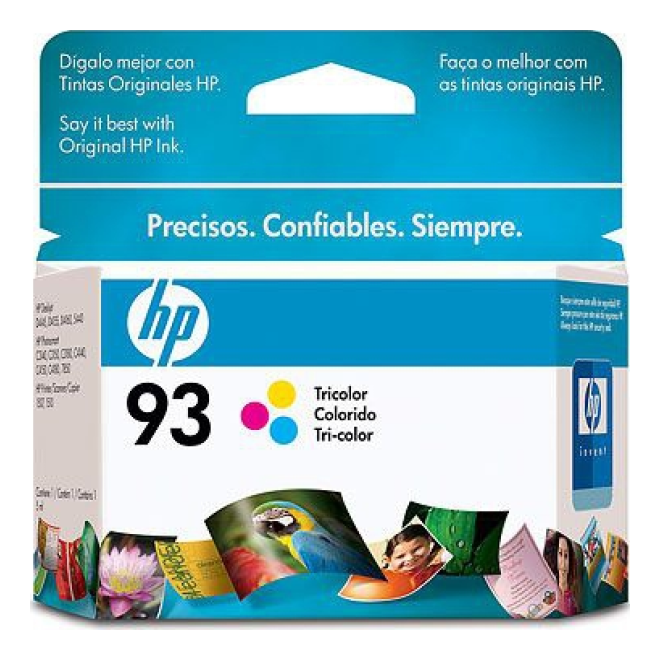 Cartucho de Tinta HP Original 93 Cian – Para DeskJet 5440, OfficeJet 6310, Photosmart C3180 (C9361WL)