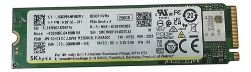 Unidad De Estado Sólido Ssd De 256 Gb M.2 Hynix Acer Asus Hp Verde Musgo