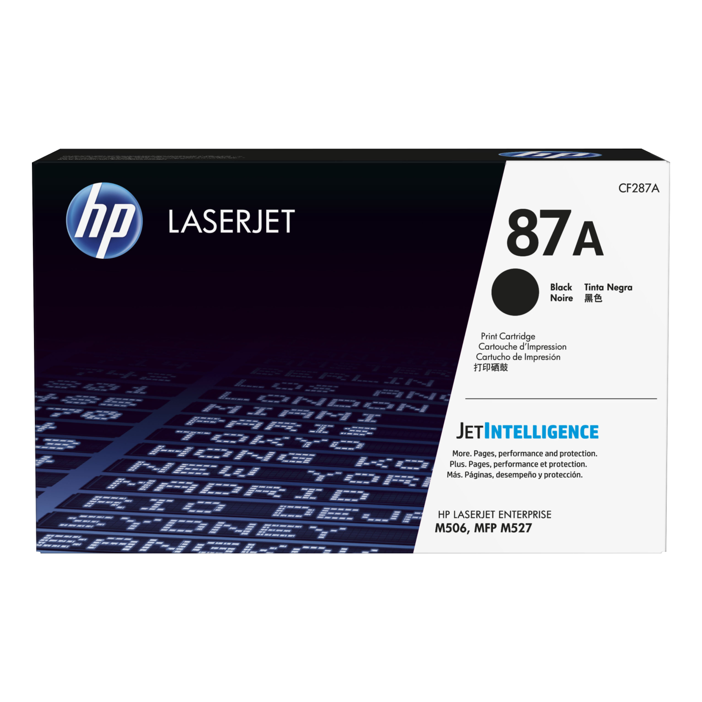 Tóner HP Original 87A Negro – Para M506, M527, M501 (CF287A)
