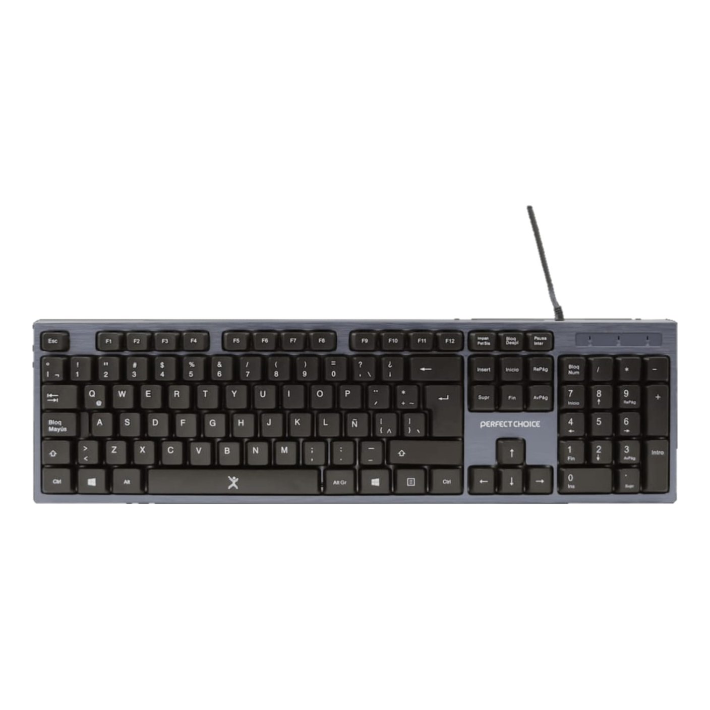 Kit Teclado+Mouse+Diadema para Oficina PERFECT CHOICE PC-201700
