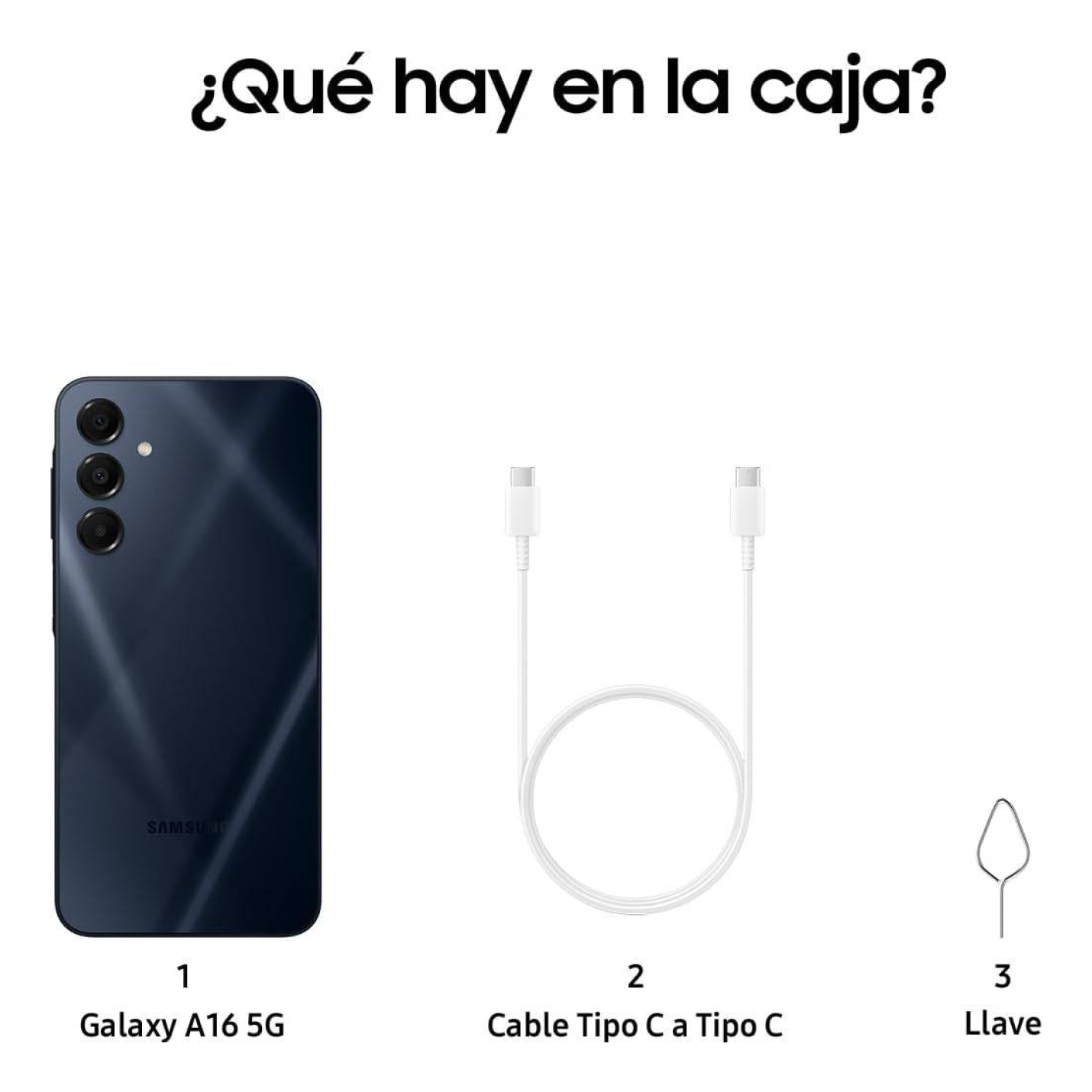Celulares SAMSUNG SAMSUNG A16 128GB NEGRO