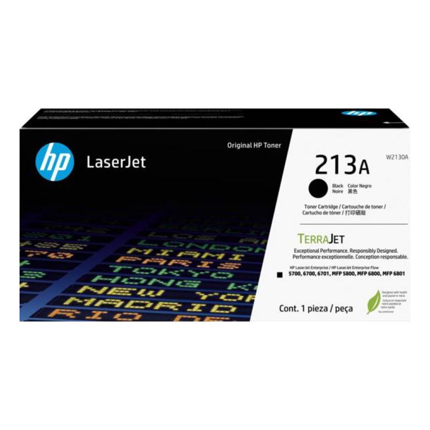 Tóner HP Original 213A Negro – Para LaserJet Pro M102, LaserJet Pro M104, LaserJet Pro M130 (W2130A)