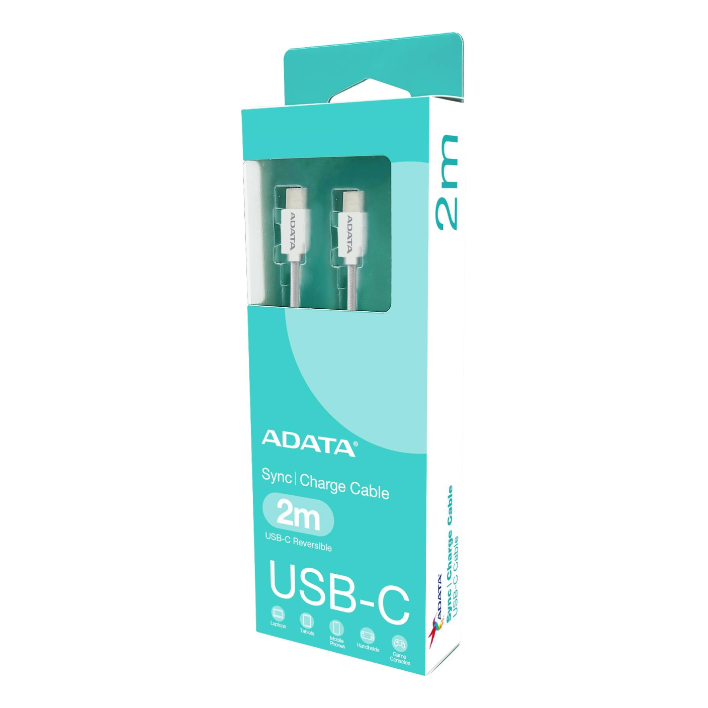 Cables USB ADATA CACC-200PN-WH