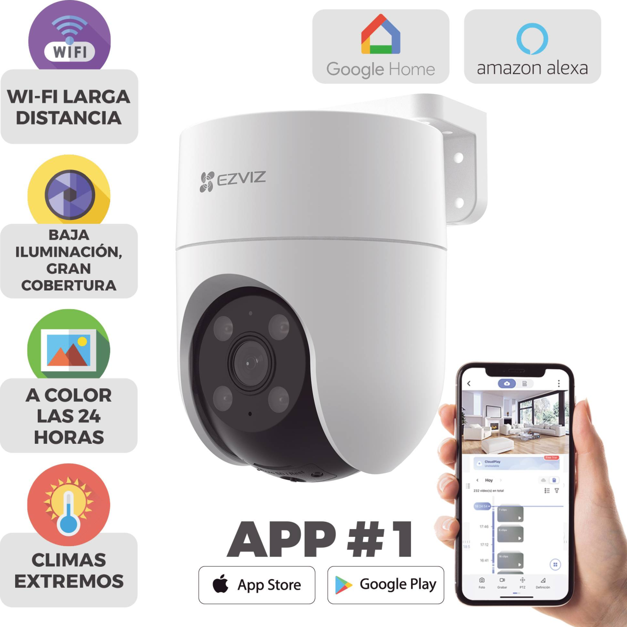 Cámara de videvigilancia EZVIZ H8C