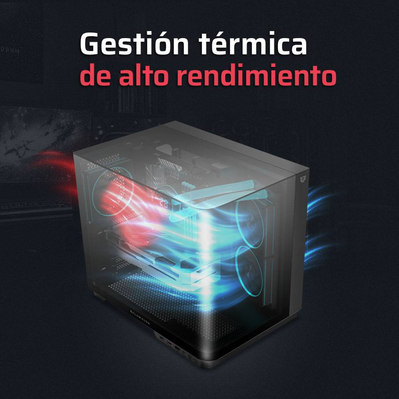 Gabinetes Gaming Balam Rush CURVE 6800