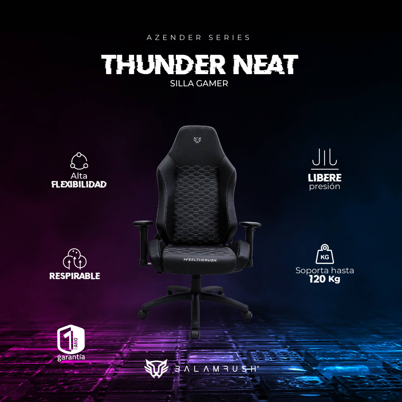 Silla Gaming Balam Rush Thunder Neat