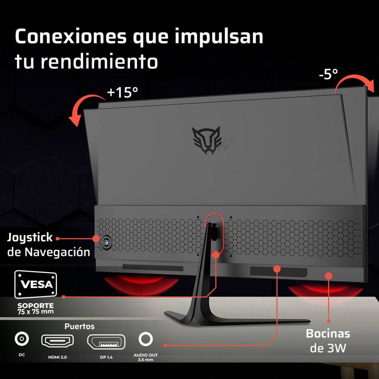 Monitores Gaming Balam Rush COSMOS EDGE MCE245P