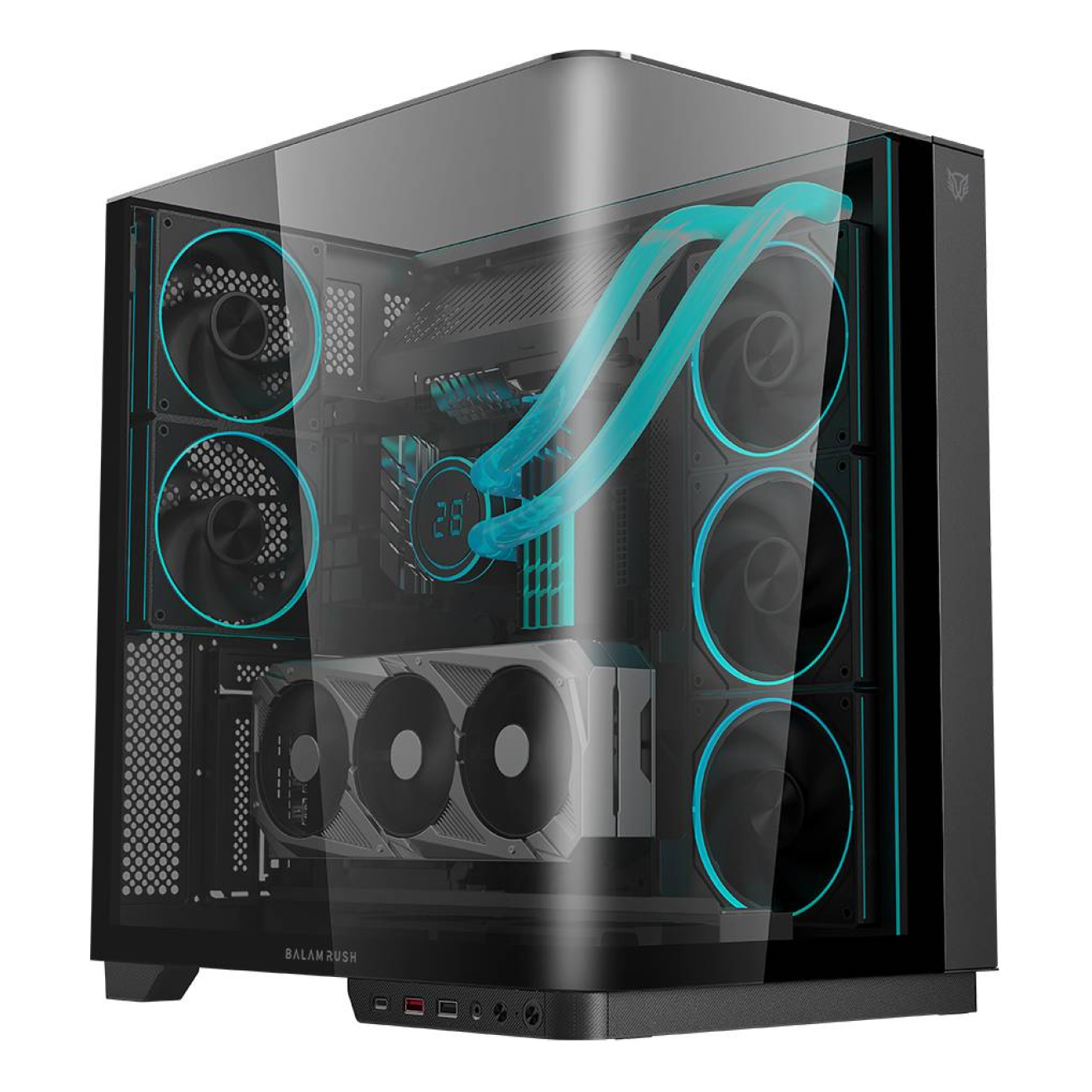 Gabinetes Gaming Balam Rush TANK EXPERT CURVE 7800