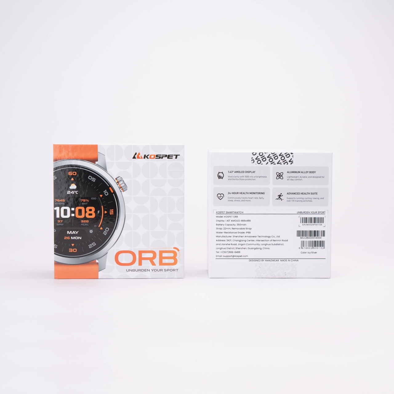 Smartwatch KOSPET KOSPET ORB tmko-013