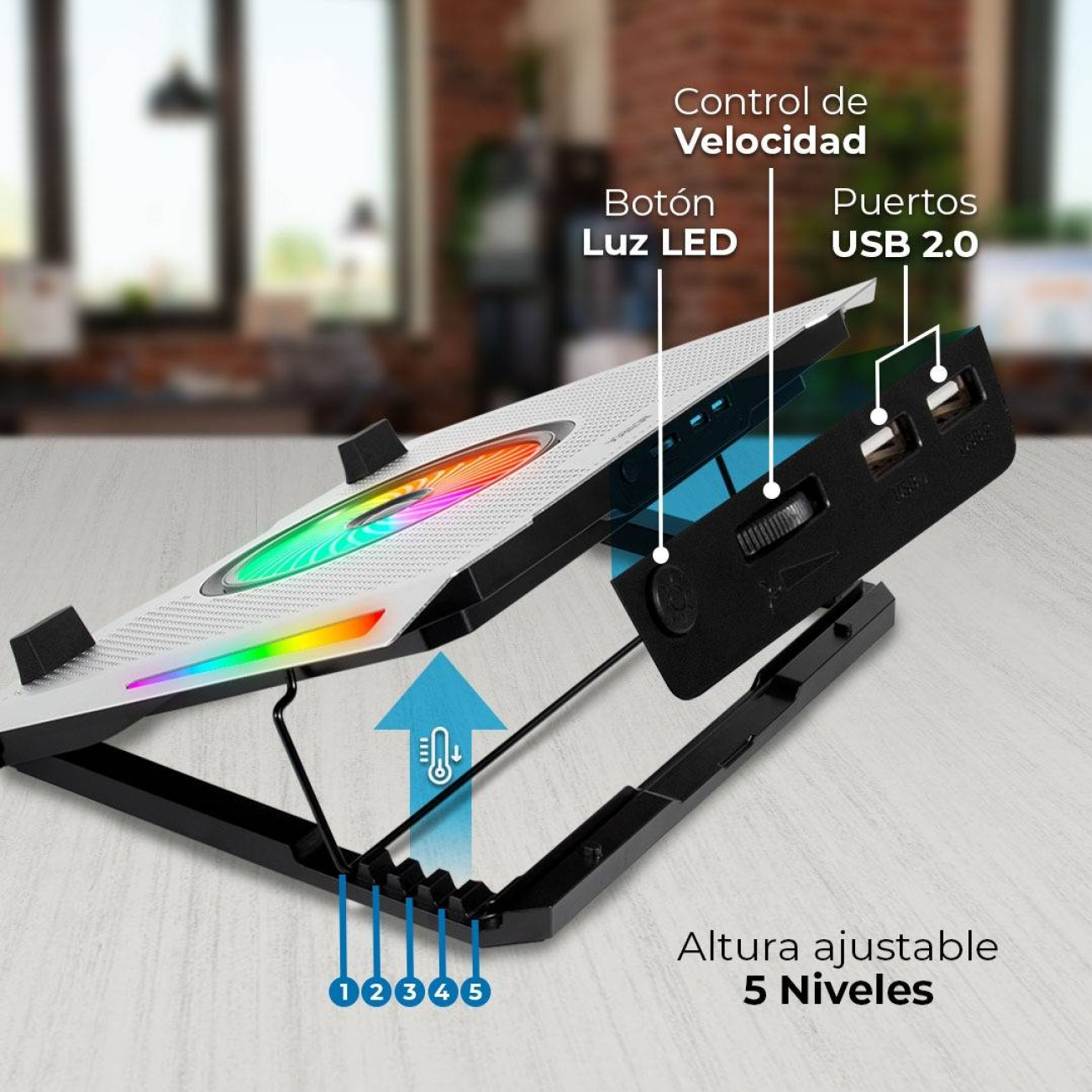 Bases Enfriadoras ACTECK BE670