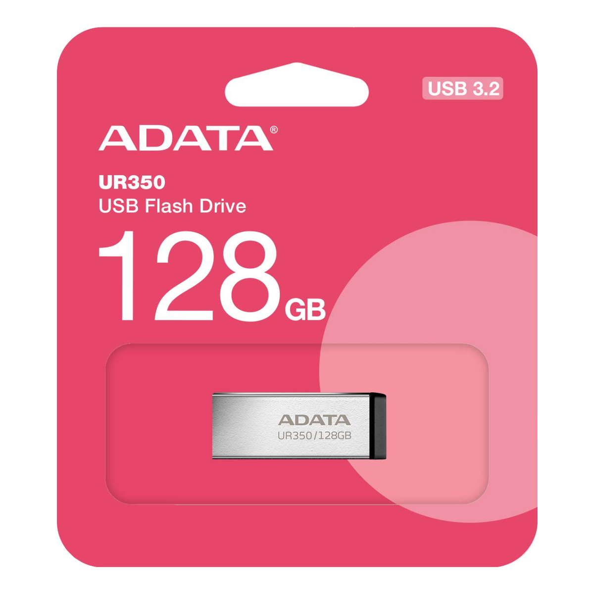 Memoria USB ADATA UR350 128 GB USB 3.2 Gen 1 (UR350-128G-RSR/BK)