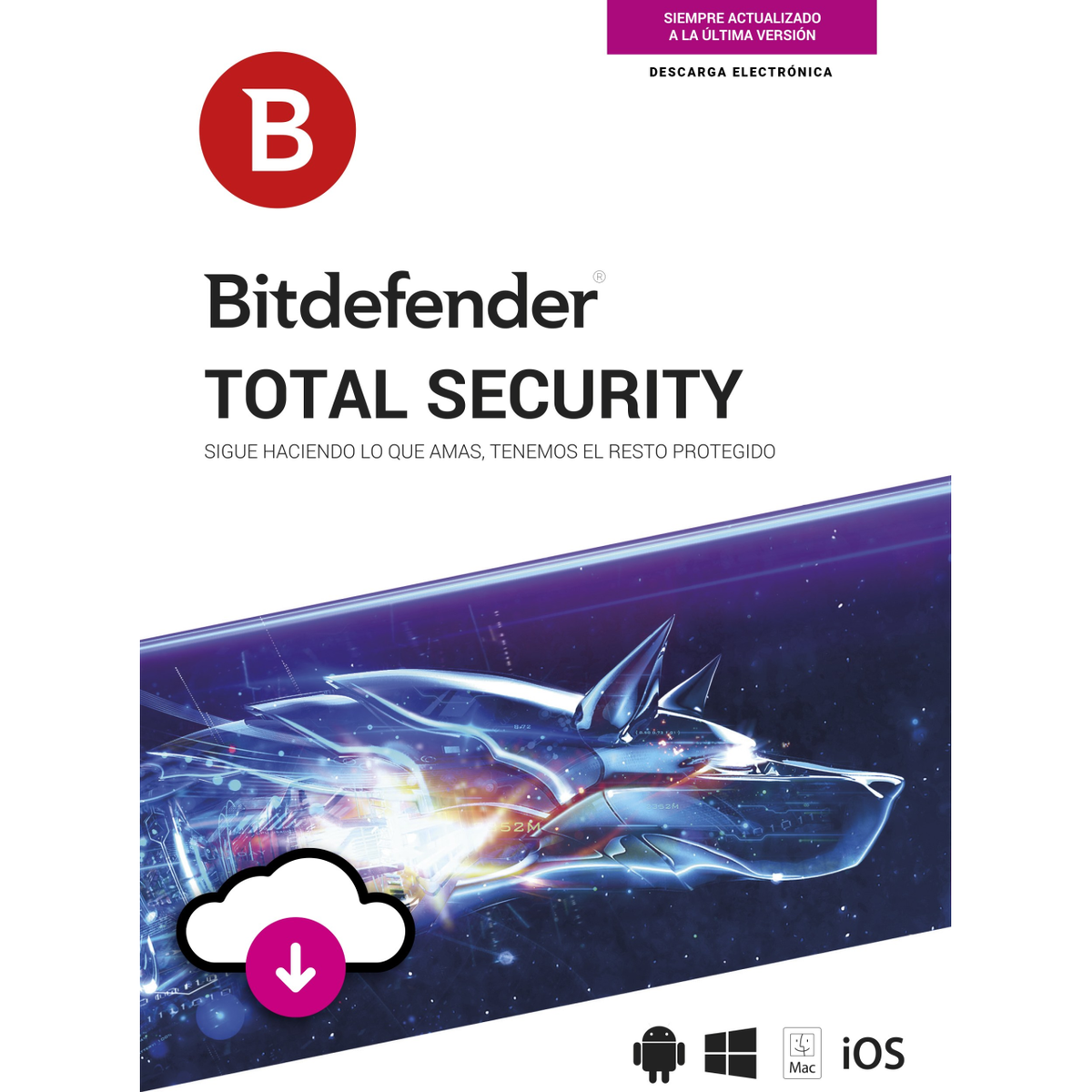 Bitdefender Total Security ESD 10 Usuarios 1 Año (TMBD-423)