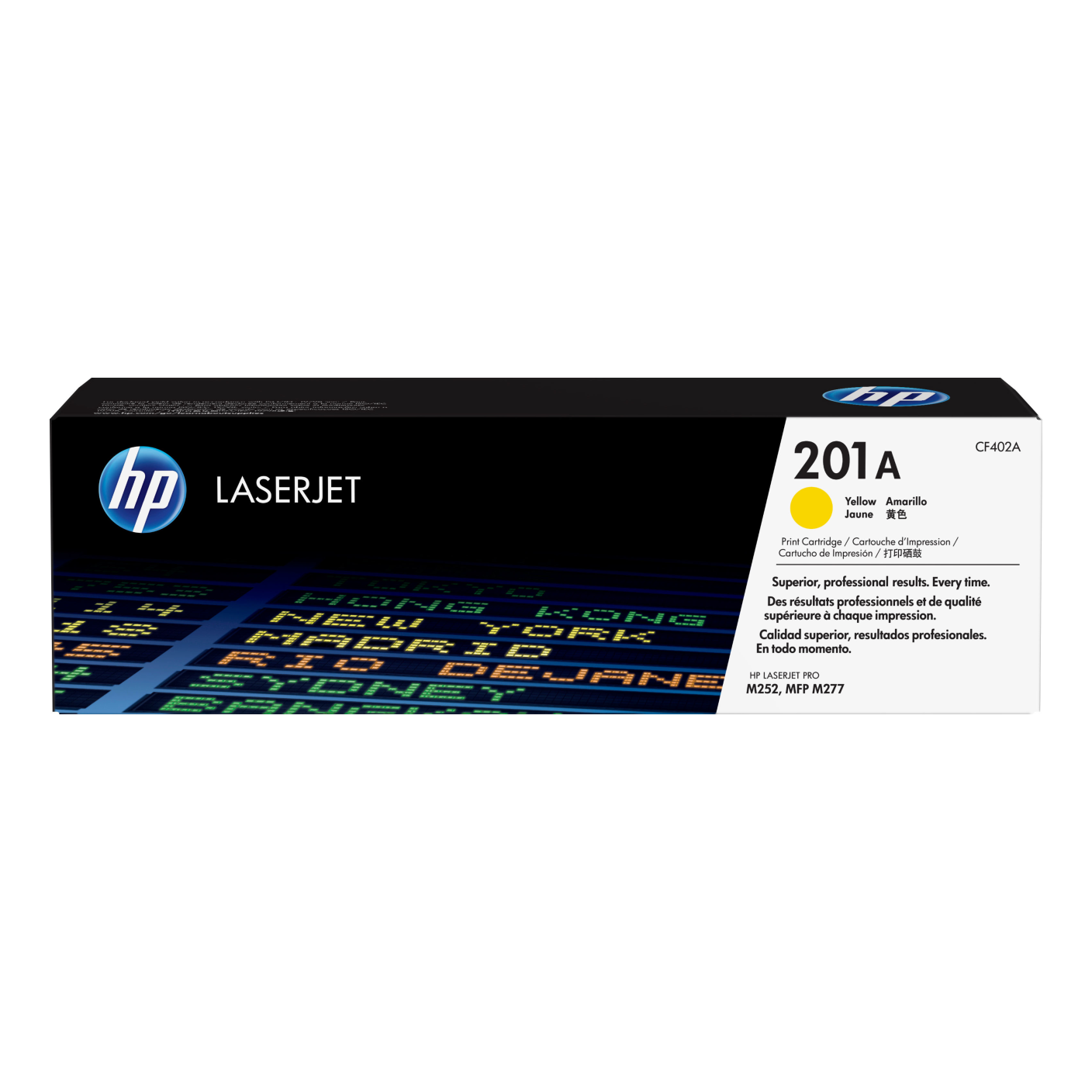 Tóner HP Original 201A Amarillo – Para M252, M277, M274 (CF402A)