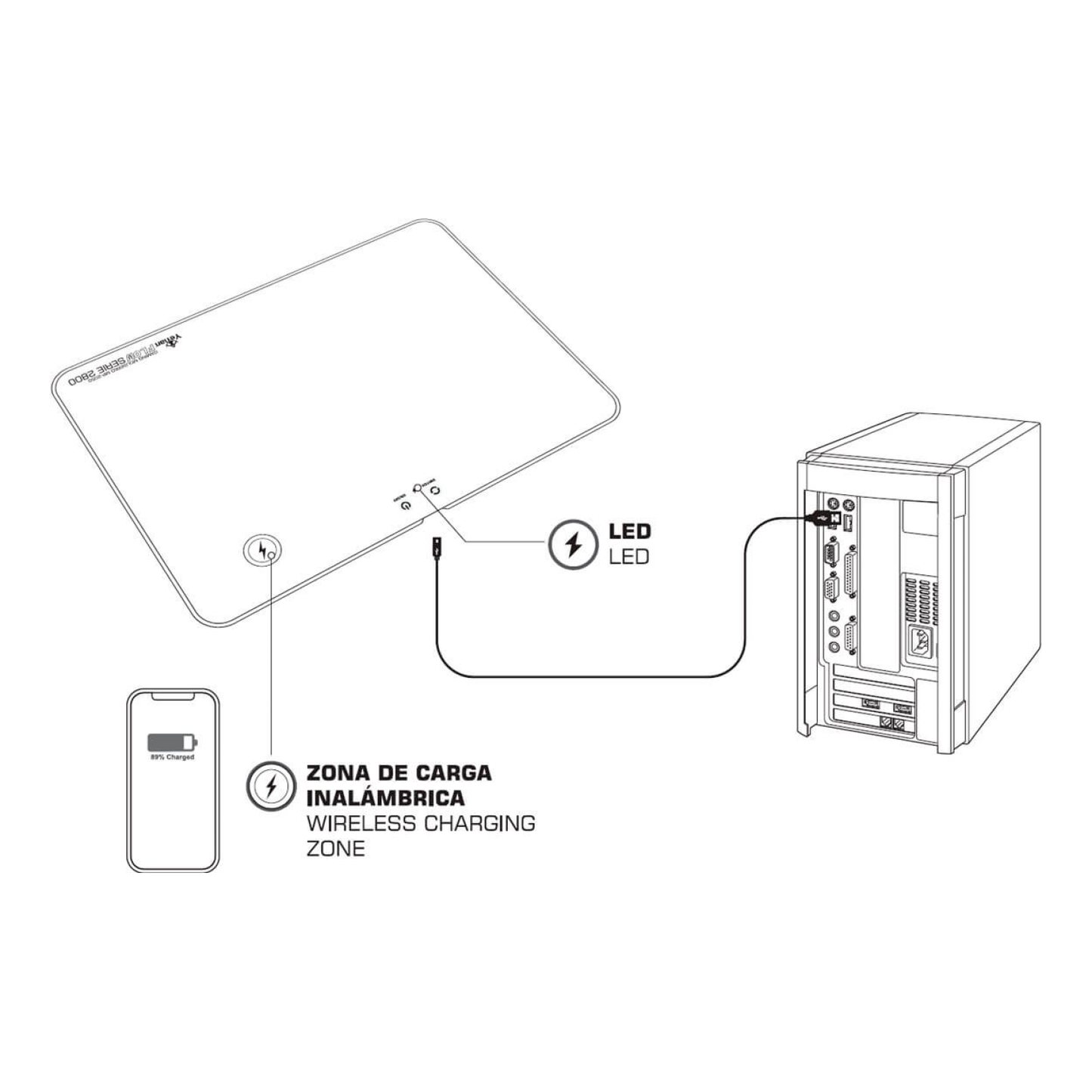 MousePad Gamer Yeyian FLOW 2800