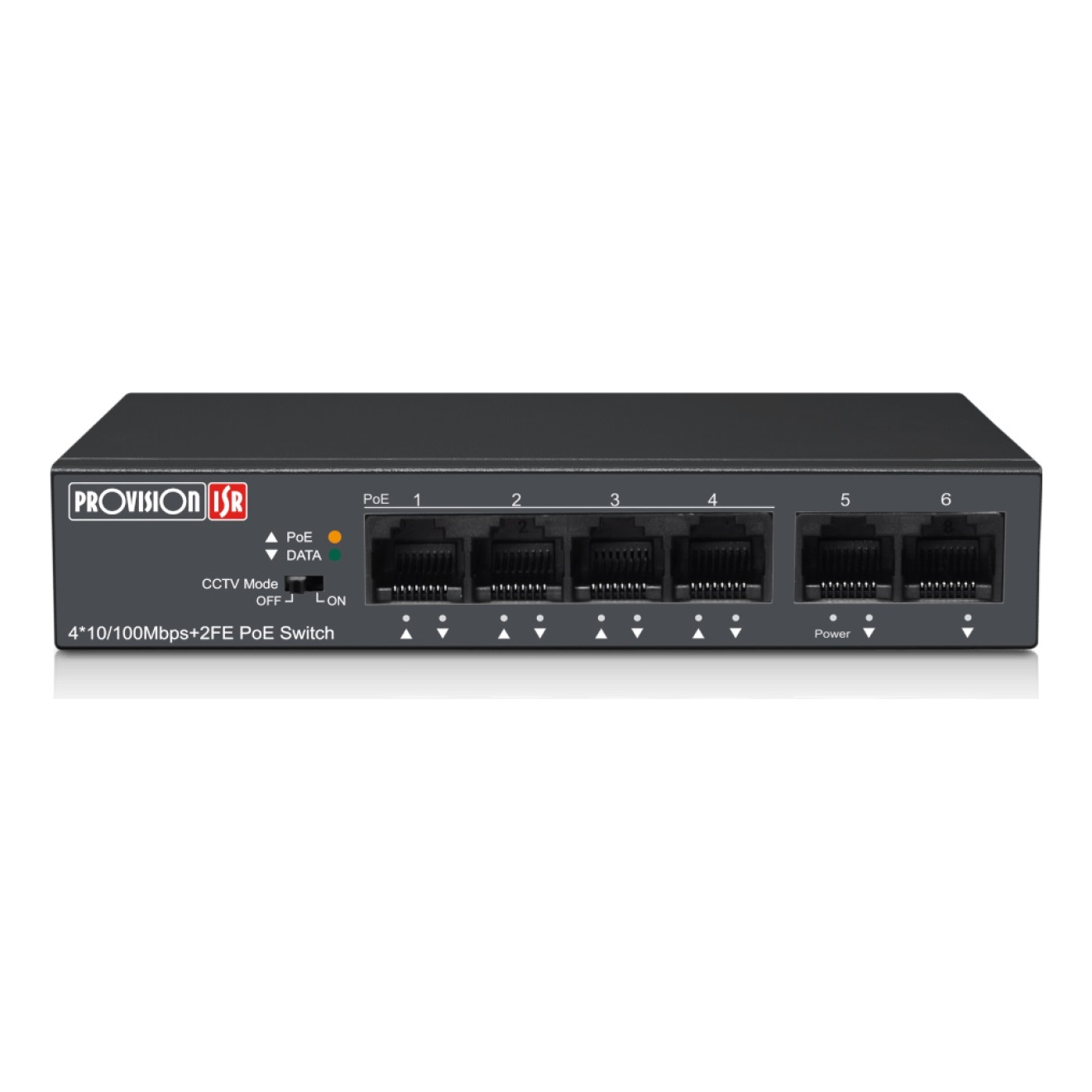 Switch PROVISION-ISR POES-0460C+2I-V2