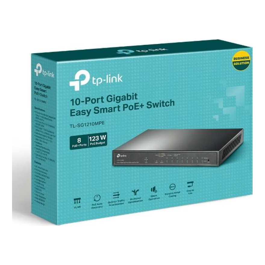 Conmutador TP-LINK TL-SG1210MPE