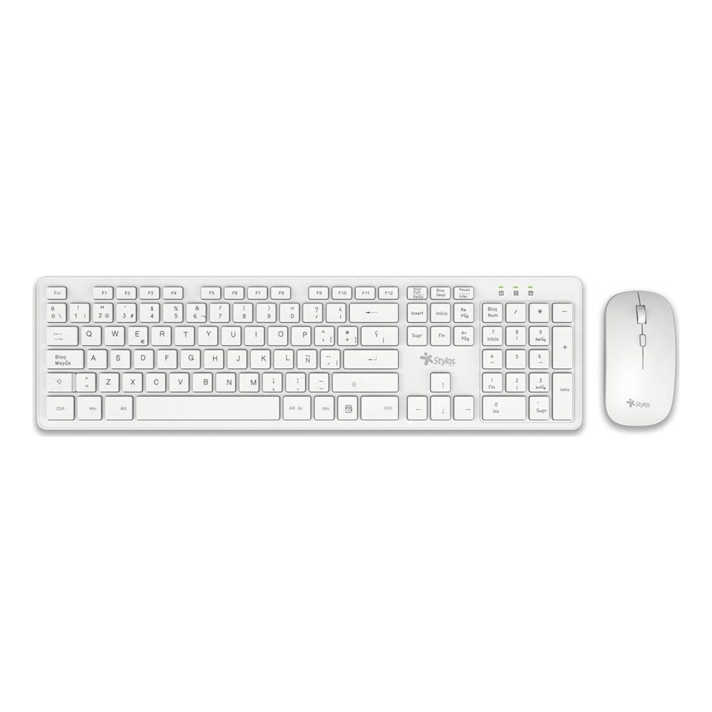 Kits para Teclado y Mouse Stylos STPKTM5W