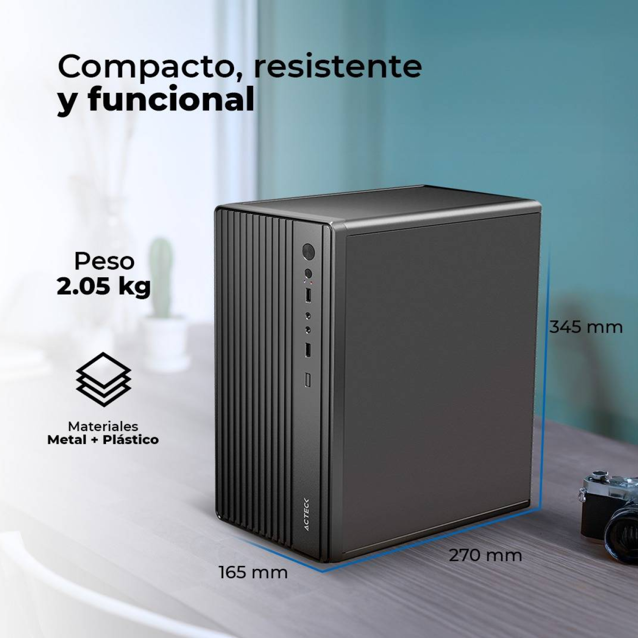 Gabinetes para Computadoras ACTECK PERFORMANCE MINI III GI210M