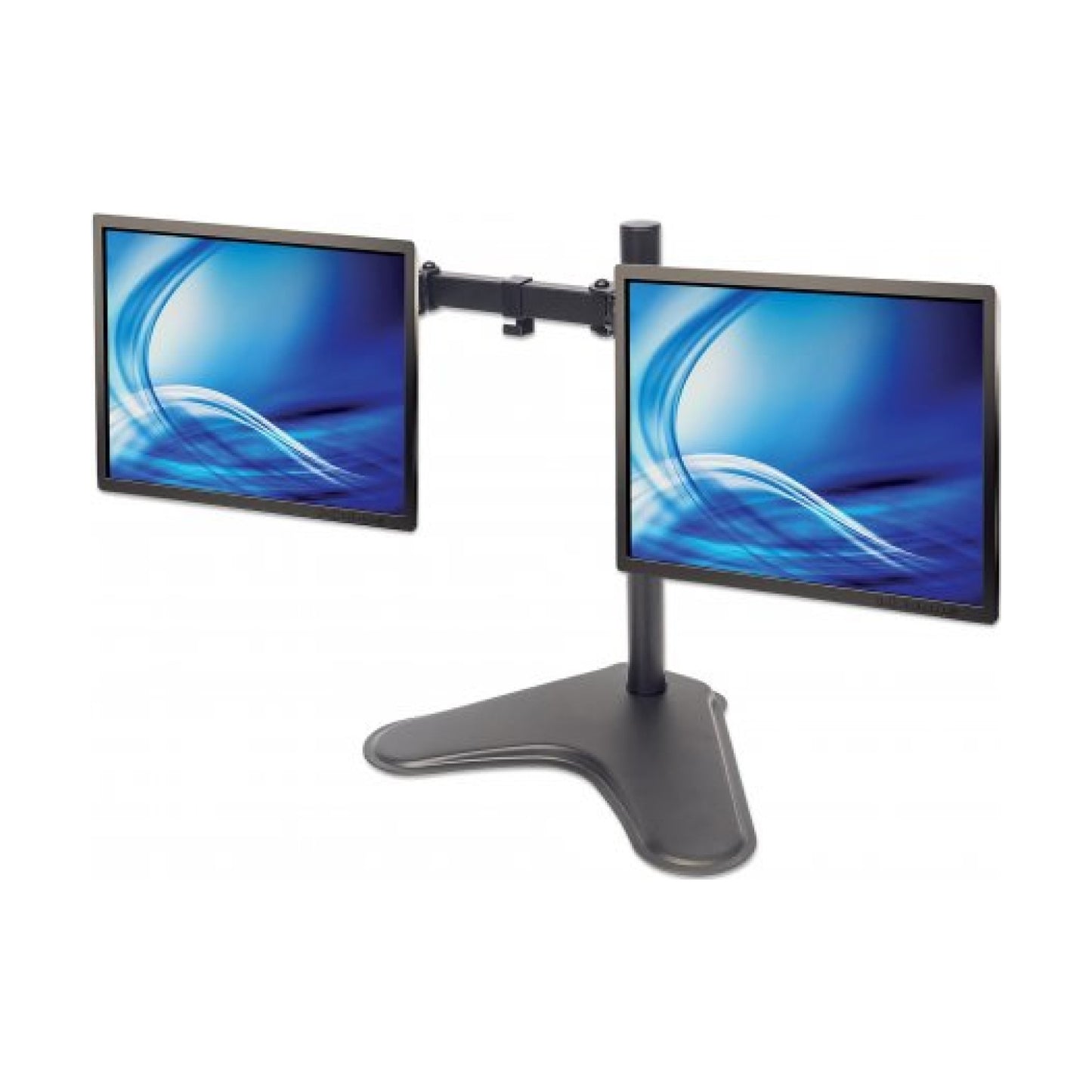 Soporte para dos monitores MANHATTAN Movimiento con brazos de doble articulación