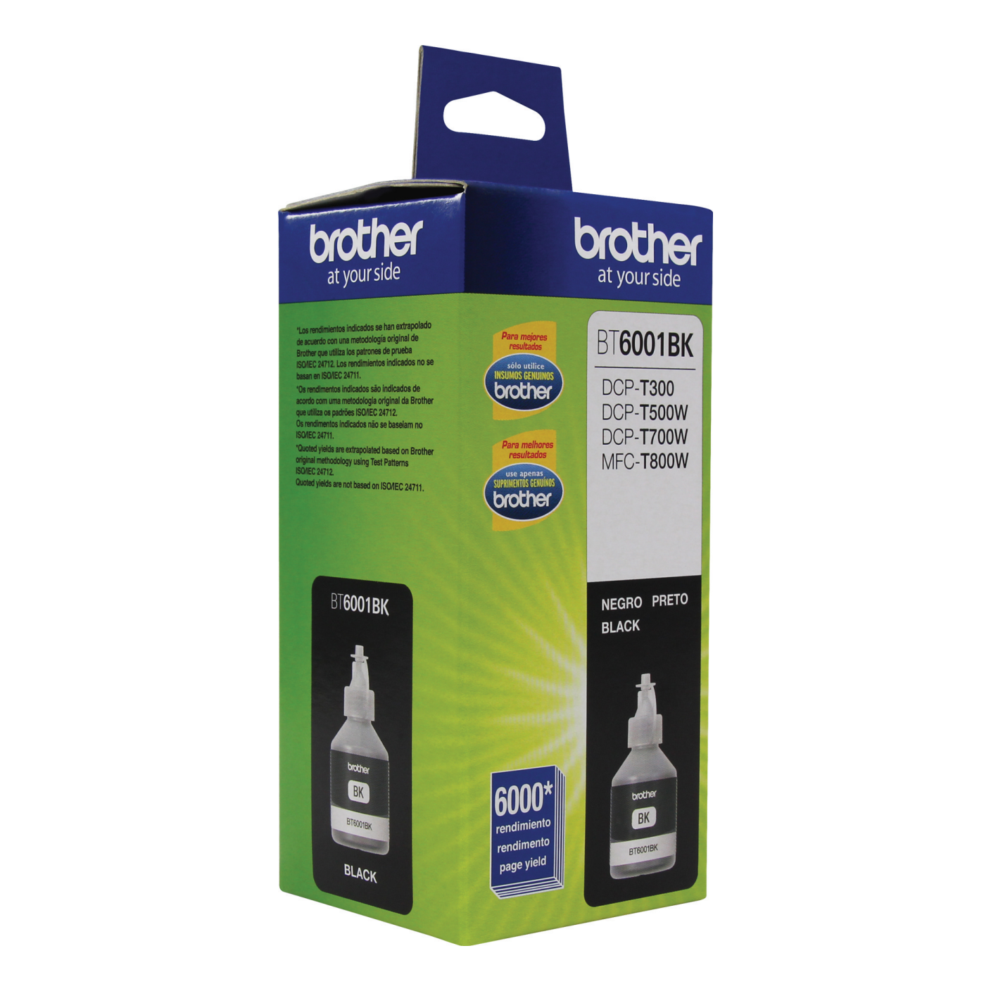 Botella de Tinta BROTHER BT6001BK