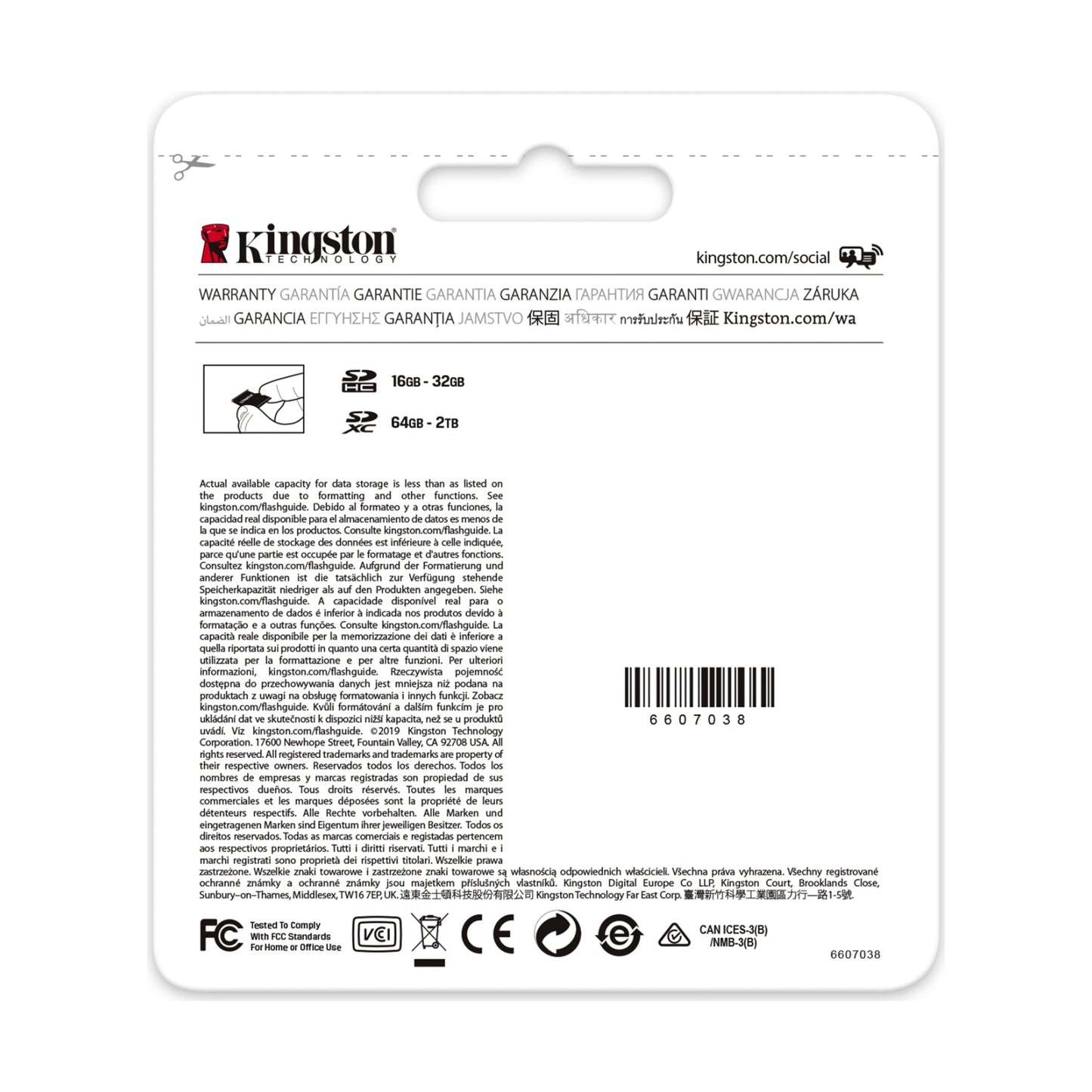 Disco Duro Externo Kingston Technology Canvas Go! Plus 64 GB hasta 170 MB/s (SDG3/64GB)