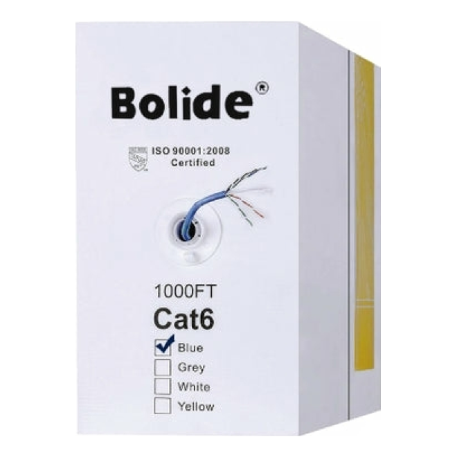 Cable de red Bolide BP0033/CAT6/CMR-White