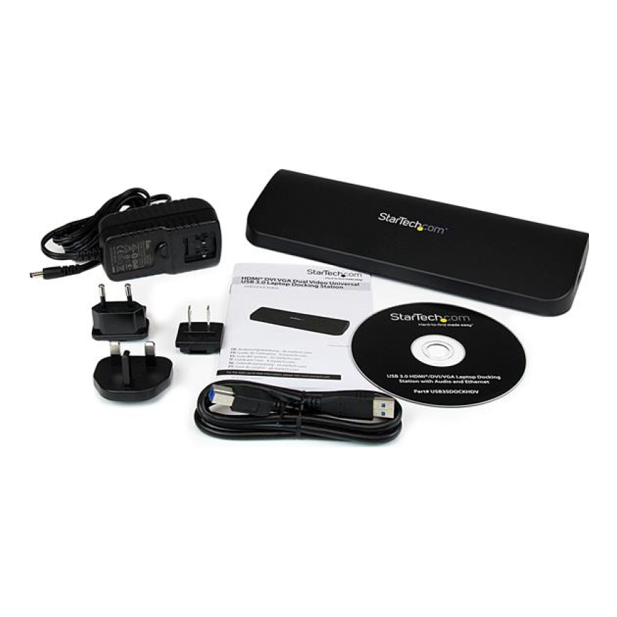 Replicador de Puertos StarTech.com USB3SDOCKHDV