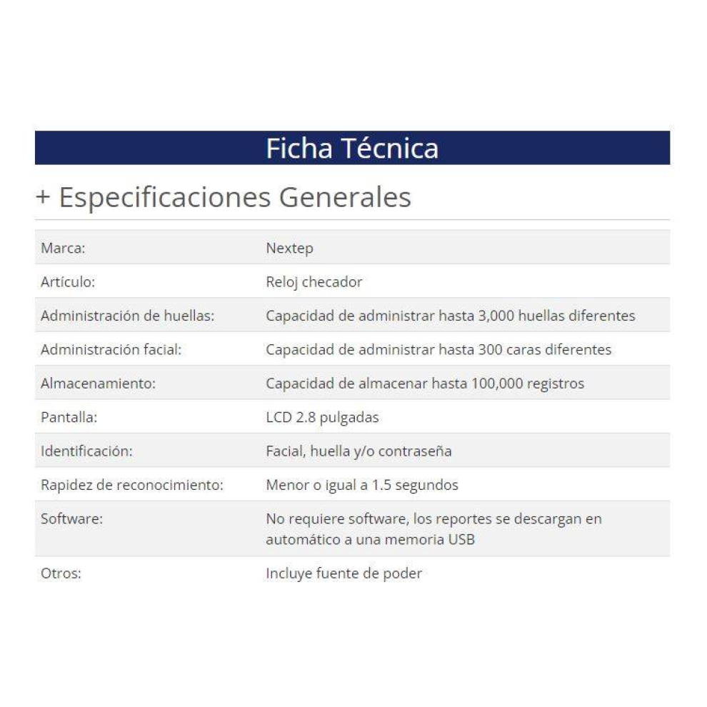 Checador Nextep NE-234