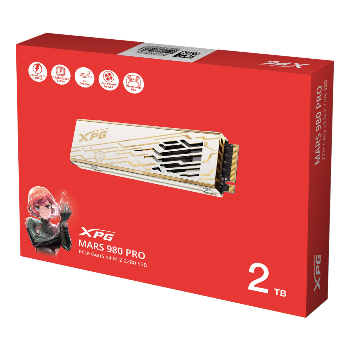 SSD M.2 2280 ADATA Mars 980 Pro 2 TB PCIe 5.0 x4 (SMAR-980P-2TCI)