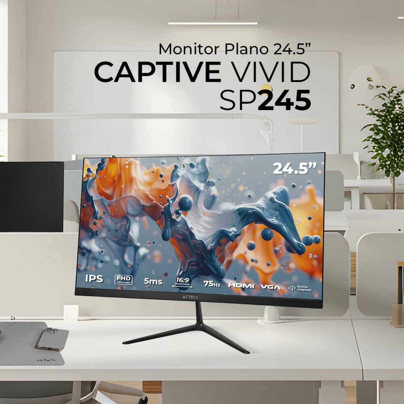 Monitores ACTECK CAPTIVE VIVID SP245