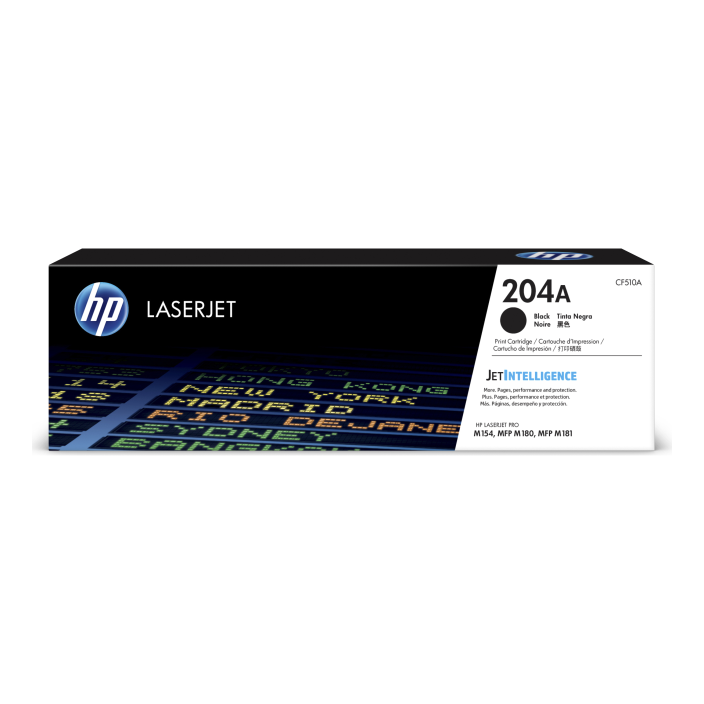 Tóner HP Original 204A Negro – Para M154, M180, M181 (CF510A)